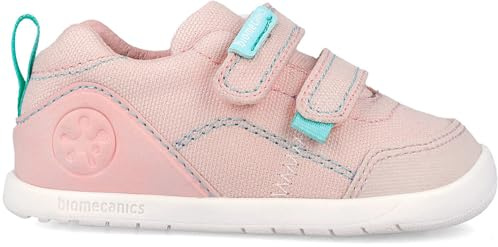 Zapatillas de Lona Barefoot Beige para Primeros Pasos de niña