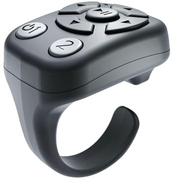 Telecomando per fotocamera, controllo Remmote Page Turner, scatto per presentazioni otturatore della fotocamera, pulsante per selfie senza fili per foto e video