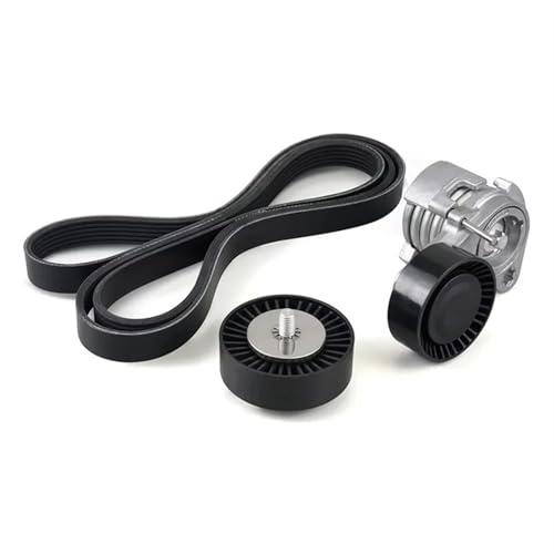 Riemenspannrolle für BMW N52 Motor E81 E82 E87 E88 E90 E91 E92 E93 für X1 für X3 für X5 11287628650 1128753 Antriebsriemen Kit