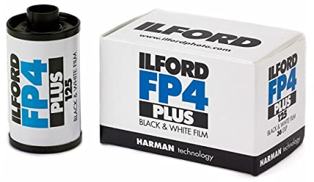 Ilford FP4 Plus Lot de 3 Rouleaux de Film négatif Noir et Blanc 35 mm 36 Poses