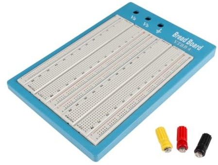 Velleman VTBB4 High-Quality 1680 Holes Breadboard, Multi-Colour