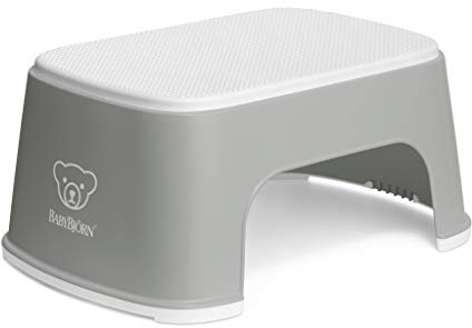BabyBjörn Step Stool, Gray/White