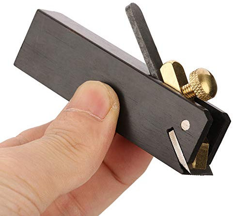 Jeanoko Holzhobel Handwerkzeug Ebenholz Mini DIY Kabellinie Holzbearbeitungshobel Tischler Holzschneidewerkzeug Mini Handhobel für die Holzbearbeitung