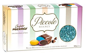 CONFETTI MAXTRIS PICCOLE NUANCE CELESTE, 1Kg