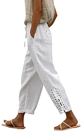 WILLBEST ballettstrumpfhose mädchen Sporthose Damen 7/8 Große Größen Hosen Damen Locker Lässig Jeans Bootcut hüfthose Yogahose Baumwolle GOTS Latzhose Lang Jeans Pumphose somme