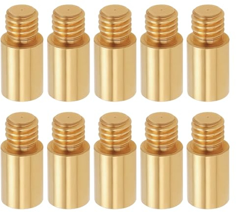 VGOL 10 Stücke 1,5 Gramm Messing Dart Gewichte Gewinde Dart Gewichte Hinzufügen Accentuator Einsteller Zubehör für Darts mit 2BA Gewinde Dart