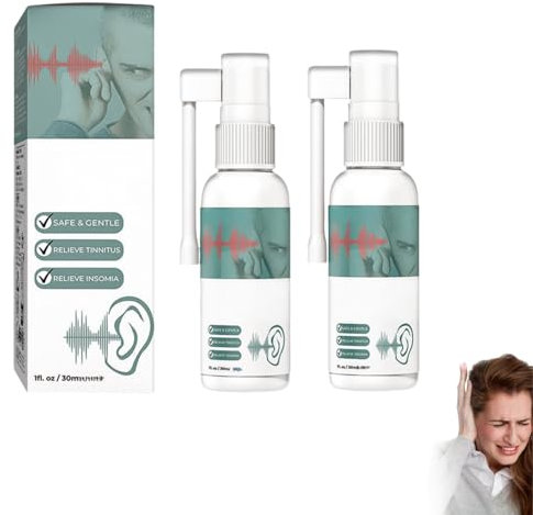 JZPFC Spray per la Cura delle Orecchie Spray Naturale per Le Orecchie per Uomini e Donne Spray per la Pulizia del cerume