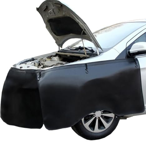 Auto Schutzmatten für den Kotflügel, Für VW Golf 4 5 6 7 Mk4 Mk5 Mk7 Autoreparatur Kotflügel, Autoreparatur Kotflügelschoner, Schutzblech Schützen Matte,A-Black-XL
