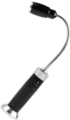 HOMSFOU Linterna Flexible Led Magnética Para Barbacoa Cuello Luz De Metal Sin Batería Para Exteriores