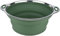 Cao - Ensaladera plegable de silicona de 2,50 litros, silicona y acero inoxidable - Color verde - Longitud 28 cm - Ancho 24 cm - Altura 11,5 cm