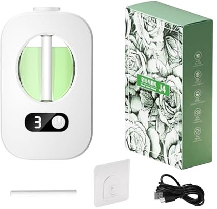 Macchina per diffusore di olio, dispositivo intelligente ricaricabile per profumo, ampia copertura, con timer, ideale per camera di massaggio, hotel, dormitorio, studio, stanza di studio, colore