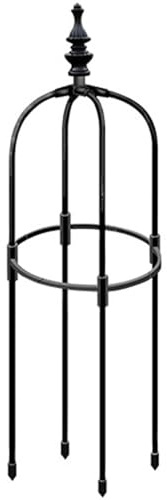 Obelisco da giardino|Obelisco da giardino traliccio alto 9, 1 m struttura topiaria struttura in metallo per piante da arrampicata tralicci di supporto per piante in vaso da esterno per viti rampicanti