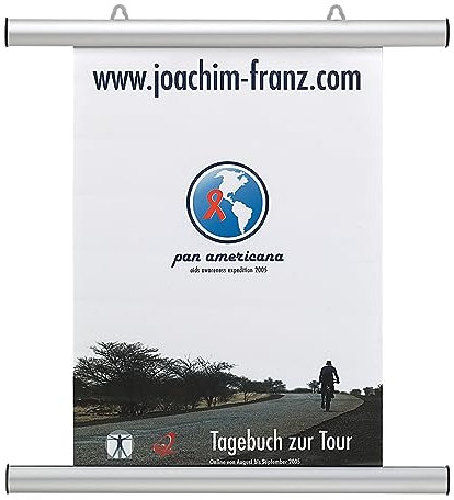 FRANKEN Klemmschiene, Posterschiene, Aluminium, 1205 mm lang, BS1007