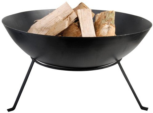 Esschert Design FF114 Steel Fire Bowl, Black, 14.0 in*23.0 in*23.0 in