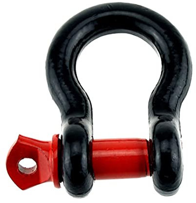 LIbgiubhy Crochet de remorque robuste Manille galvanisée D 2 0 T/4 75T/6 5T Accessoires de remorquage de véhicule