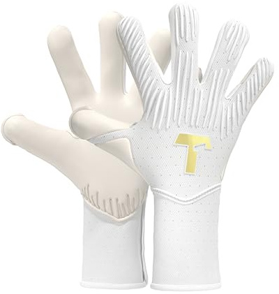 T1TAN Profi Torwarthandschuhe Herren Rebel Fingerschutz, Größe 6-11, Torhüterhandschuhe Erwachsene, Tormannhandschuhe Jugendliche, Fußball Torwart