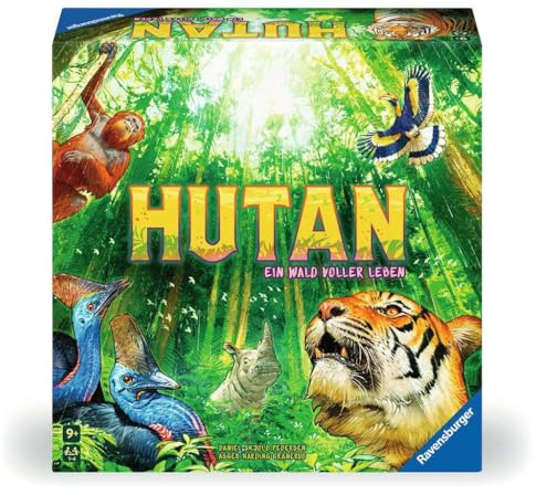 Ravensburger 24747 HUTAN D - Taktikspiel für die ganze Familie, für 1-4 Spieler:innen ab 8 Jahren