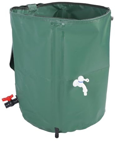 Rain Barrel, Rain Water Collection Barrel, Rainwater Collection System, 53 Gallon Rain Water Collection Barrel, Foldable Rain Barrel, with Filter Rainwater Collection Container