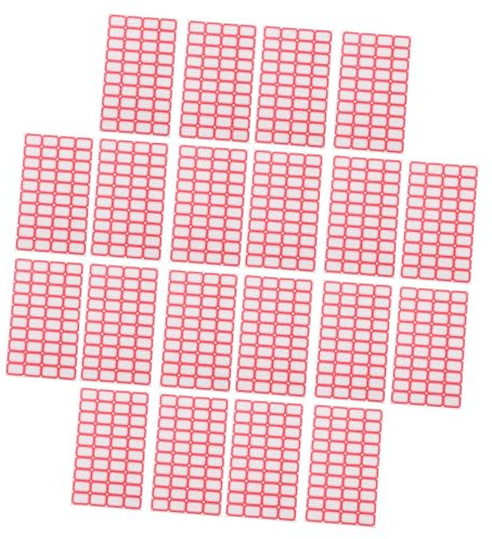 DOITOOL 50blätter Selbstklebende Etiketten Zum Beschriften Blanko-aufkleber Für Gläser Vorratsbehälter Schachteln Aktenordner Umschläge Kleine Etikettenaufkleber Für Kleidung