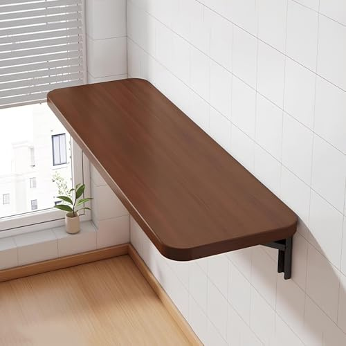 Tavolo Da Parete Pieghevole 40/60/80/100/120cm Scaffale A Muro Richiudibile Salvaspazio Versatile, Scrivania Porta Pc, Tavolino Da Pranzo, Soggiorno(60 * 30cm)