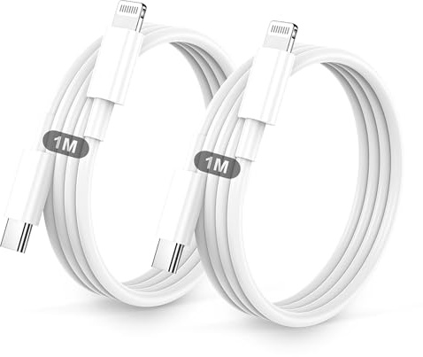 Lightning Kabel USB C 2Pack 1M+1M Für IPhone ladekabel MFi Zertifiziert für Apple Schnellladekabel für IPhone 14/13/12/11/Pro/Pro Max/Mini/XR/XS/XS Max/X/8/7/6/6s/Plus/iPad