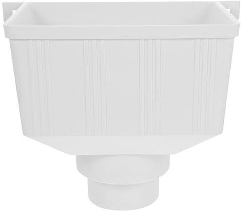 HOODANCOS Deviatore d'Acqua Piovana in PVC 110X75 MM Benna di Scarico per Grondaia Kit Pluviale Installazione Semplice per Raccolta Acqua Piovana e Protezione Struttura Casa