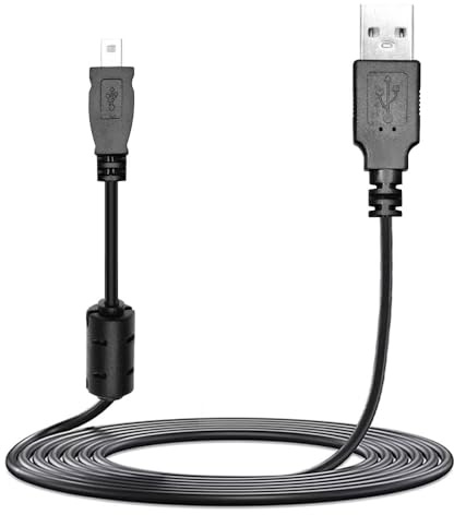 Vmoomax USB Charger Cable Compatible with Panasonic Lumi DMC TZ61 TZ40 TZ70 DMCZS19, 1M Camera Cable Replacement For Sony DSLR-A100 A300 A700 Suitable For Nikon Series CoolPix 2100 2200 3100