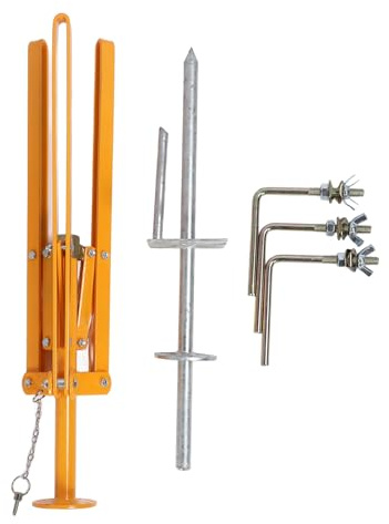 Jenny Fence Wire De Reeler Adjustable Heavy Duty Fence Wire Dispenser Distributor with Anti Overspeed Device Professional Grade Stainless Steel Tool for High Tension Fence Systems