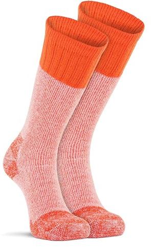 Fox flod utomhus veke torra ytterlander tunga termiska ullstrumpor Orange XL
