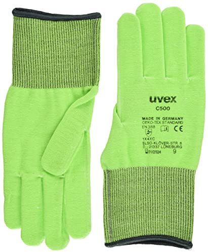 Uvex Handschuhe C500 Unisex 9, Grün
