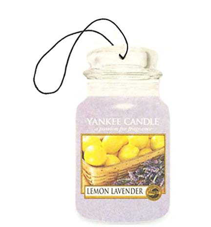 Yankee Candle 1172084E Diffuseur Senteur Citron Lavande pour Voiture Carton Violet 7,6 x 19,7 x 0,7 cm