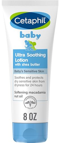 Cetaphil Baby Ultra Soothing Lotion with Shea Butter | Moisturize and Soothe Dry Skin|8 oz