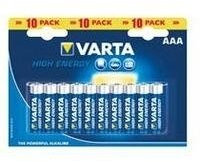 VARTA HighEnergy Alkaline 4903 LR03 Micro AAA 10er
