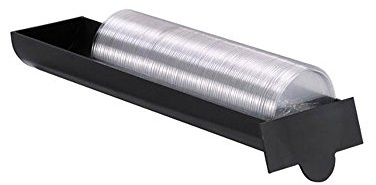 DISPENSE-RITE WR-CT-LID Lid Chute Insert for WR-CT Series Dispensers, One-Size-Fits-All for 8 oz. to 44 oz. Lids, Durable Black Polystyrene Construction, Easy to Remove and Clean
