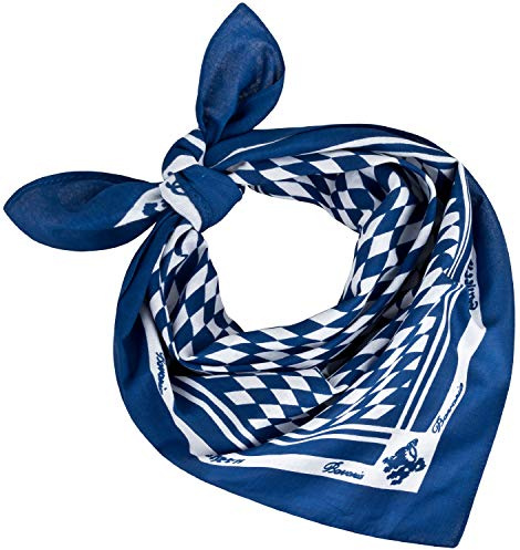 Tobeni Damen Herren Halstuch Bandana Nickituch Kopftuch Baumwolle Unisex | Atmungsaktiv