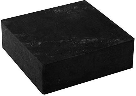 Gummiauflage 150x150x50mm Schwarz Gummiplatte