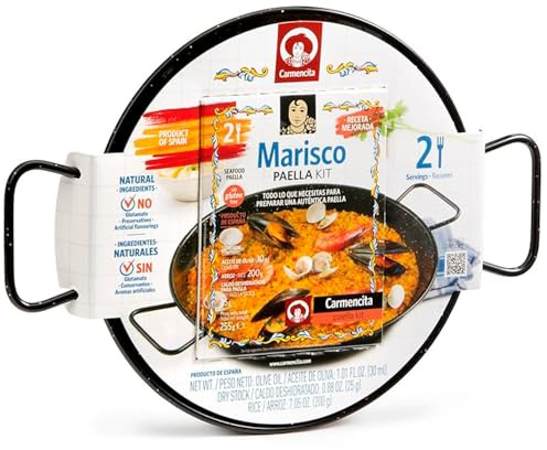 PAELLA KIT MARISCO estuche 2R con Paellera
