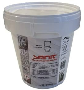Sanvo Sanit Wasserkastenwürfel Sparset 2x10 Würfel inkl. Sanvo Reinigungshandschuhe