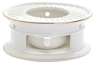 Teapot Warmers Ceramic Teapot Warmer Coffee and Milk Tea Warmer Tea Set(with Candle Hold)