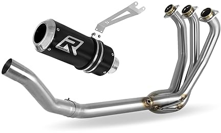 DOMINATOR Terminale di Scarico Marmitta Silenziatore GP NERO compatibile con MT 09 2021-2022