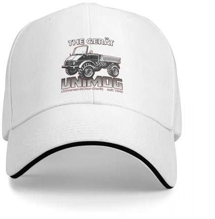 QFLLQLFF Basecap The EAT UNIMOG UNIversal Motor Ger?t auf schwarz Baseball Cap Hüte Baseball Cap süße Frau Cap Herren Geschenk