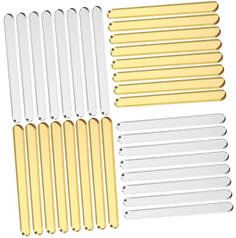 LABRIMP 50stücke -eiscreme-sticks Verschiedenen Farben Wiederverwendbare Sticks Für Desserts Eiskreationen Und Bastelprojekte Für Partys