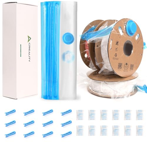3D Filament Aufbewahrungsbeutel Vakuumbeutel Kit 12pcs, 3D Drucker Filament Lagerung 12 Beutel Vakuum versiegelt Kit, schützen vor Staub und Feuchtigkeit, halten das Filament trocken, 13.78x13.78