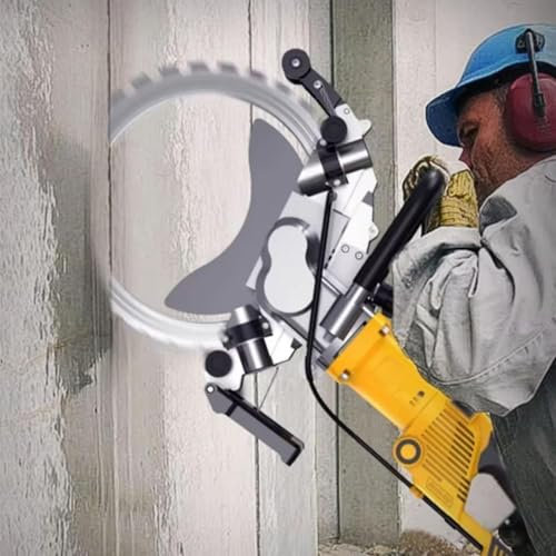 QYLTTDM Sierra De Hormigón Eléctrica Toroidal De 5000 W, Sierra De Hormigón Eléctrica De 11,4 Pulgadas, Velocidad 2200 RPM, Profundidad De Corte De 29 Mm, con Bomba De Agua De Conexión Inteligente