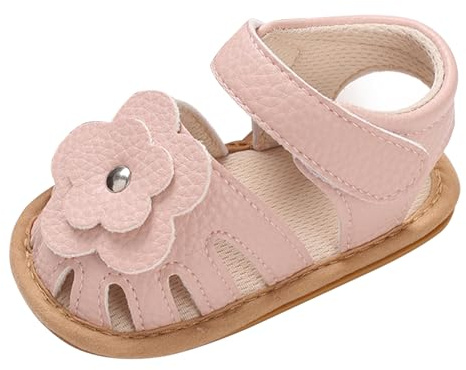 MASOCIO Baby Sandalen Mädchen Baby Schuhe Sommer Babyschuhe Sommerschuhe 8 9 10 Kleinkind Lauflern Lauflernsandalen Shoes 1 Jahr Größe 20 Sandals ab 12-18 Monate Rosa