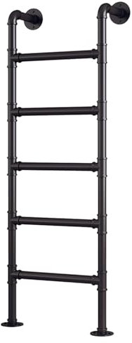 4ft 5ft 6ft 7ft 8ft 9ft Wandmontierte Dachbodenleiter für Wohnungen - Langlebige Sicherheits-Kellerausstiegsleiter für den Brandnotfall - Gerade Leiter für Schlafsäle, Schlafzimmer, Balkone(180cm/71in
