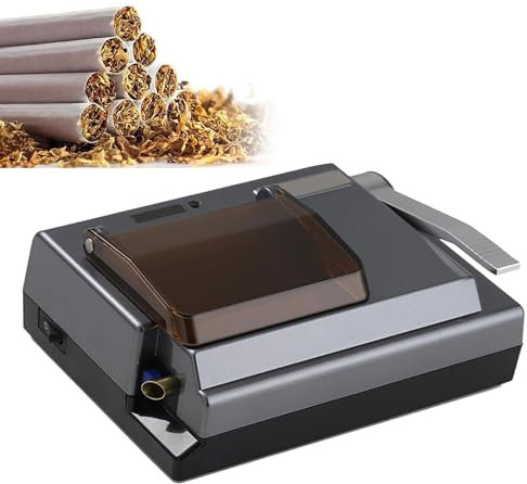 VDLLQYN, Con Contador automático y Caja de Almacenamiento, Tubo de Tabaco de 8 mm y Duradero, Ahorro de Dinero y más Salud, for la Familia, los Amantes ，Enrollador eléctrico de Cigarrillos