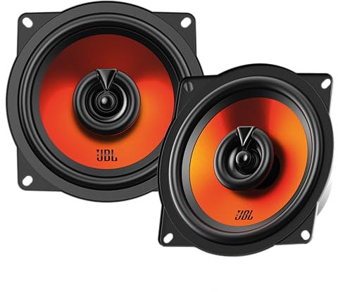 JBL Stage1 GEN2 52F – 130 mm (5,25 tum) 2-vägs koaxiala bilhögtalare – 40 W RMS – 210 W Peak – kompakt storlek – OEM-ersättning och billjuduppgradering – inget galler – enkelt att installera ljud