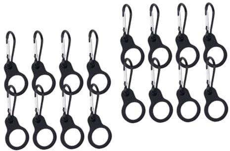 BESTonZON 8stücke Flaschenhalt Clip Aus Hochwertigem Material Flaschenclip Zum Aufhängen Wasserflaschenträger Mit Elastischem Design Sportflaschenträger Für Outdoor-aktivitäten