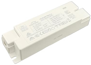 LED Driver elettronico Trasformatore LS-40-950 TRIAC LI per lampade LED max. 55 V 40 W 950 mA CC dimmerabile SELV bianco